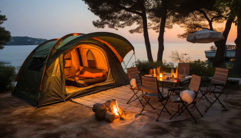 What are the advantages of renting a campsite on the Côte d'Azur ?